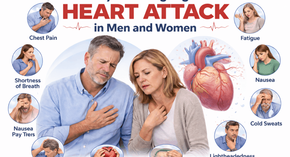 10 Early Warning Signs of a Heart Attack in Men and Women