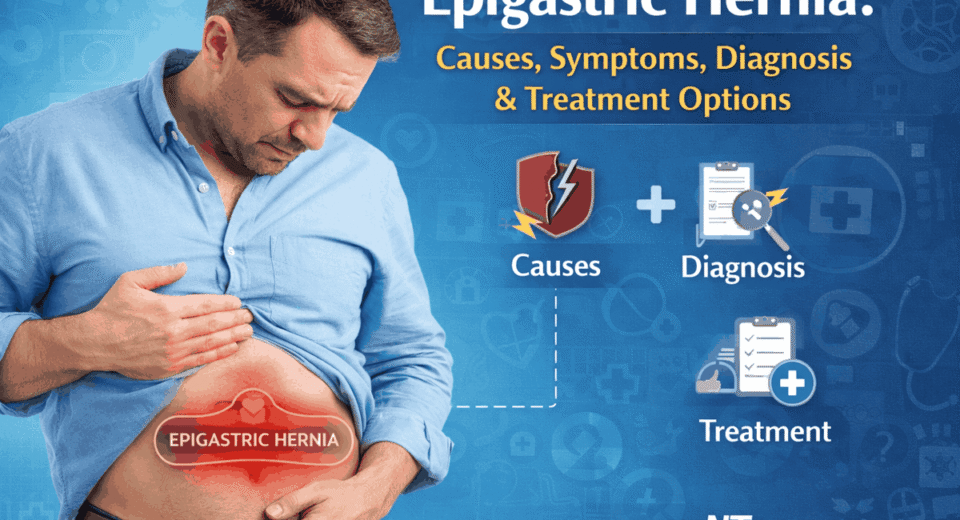 Epigastric Hernia Causes, Symptoms, Diagnosis & Treatment Options