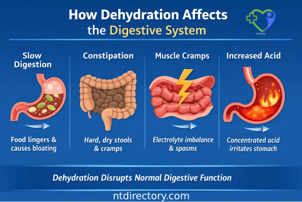 How Dehydration Affects the Digestive System - NT Directory