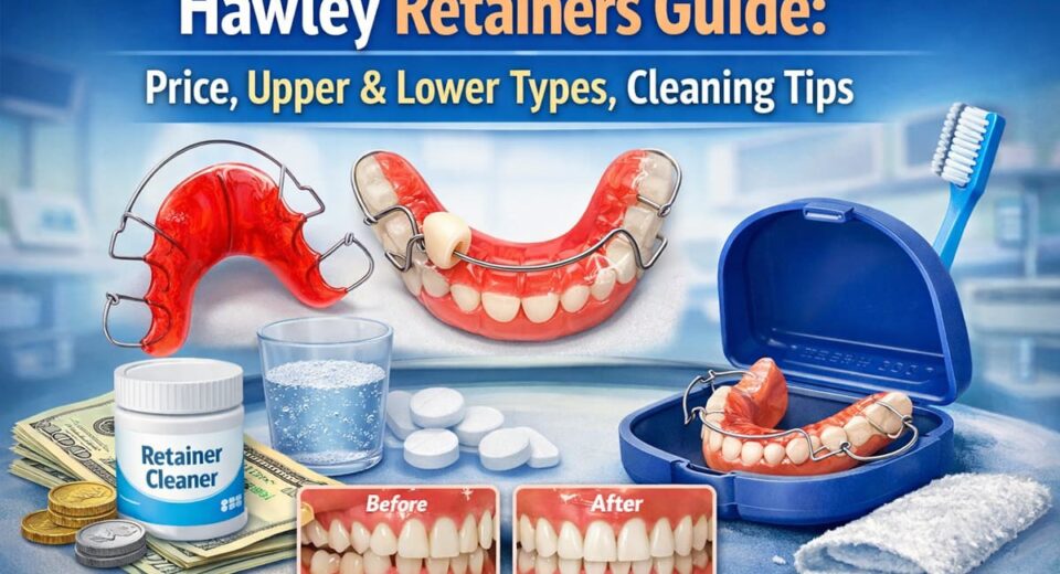 Hawley Retainers Guide - Price, Upper & Lower Types, Cleaning Tips